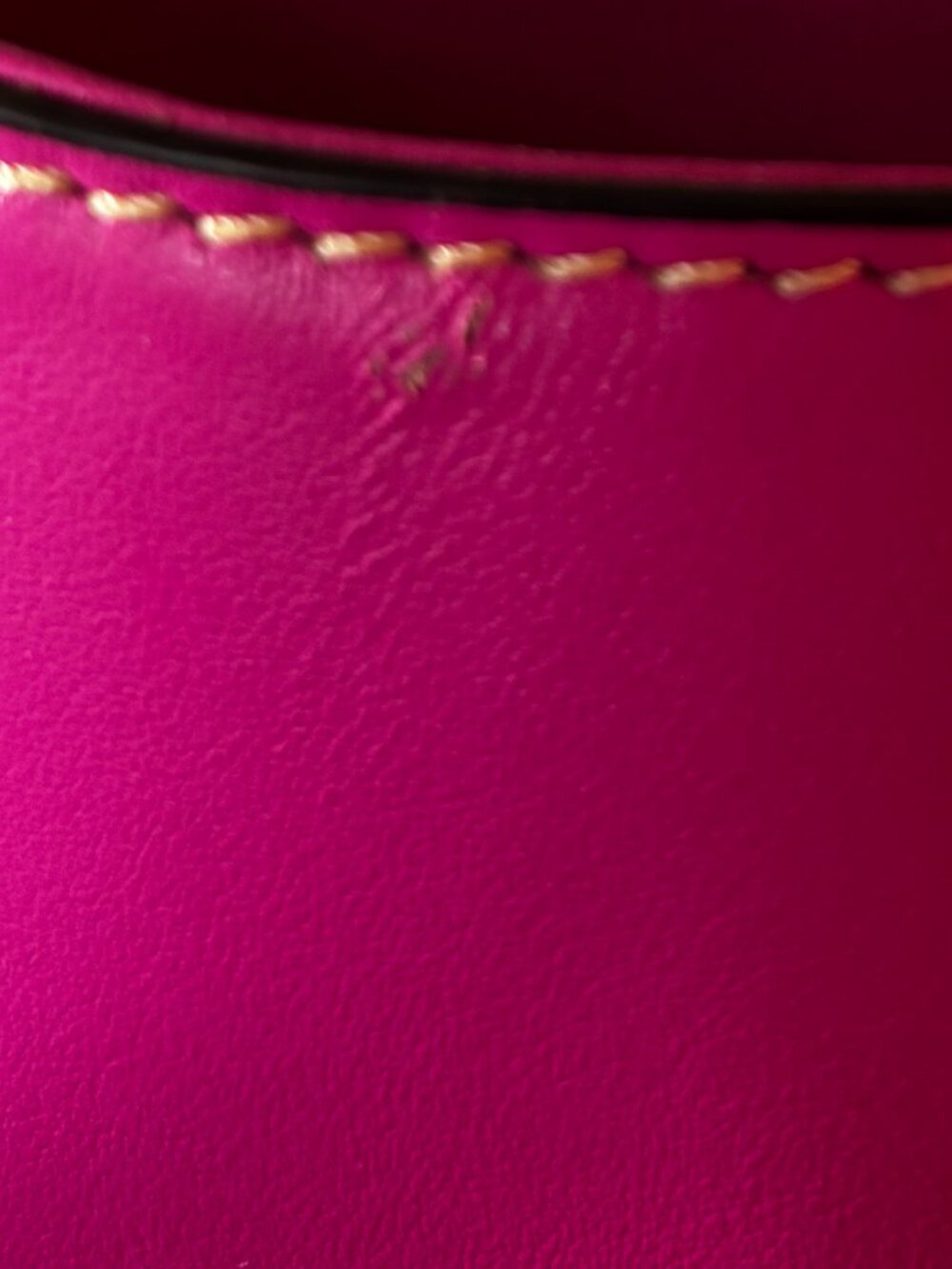 Dooney & Bourke Smooth Leather Fuchsia Flynn Tote/Shoulder Bag - Picture 5 of 10